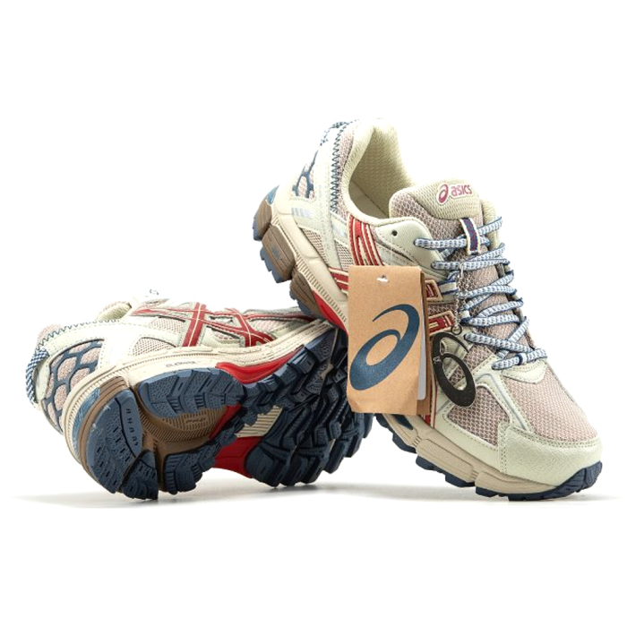 Asics GEL-Kahana 8 Marathon Running Beige Red Blue