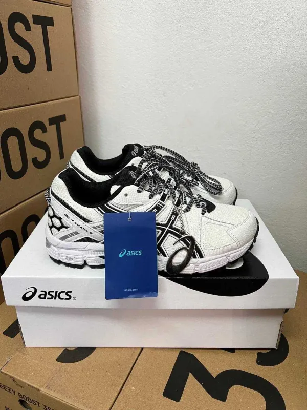 Asics Gel-Kahana Gel-Kayano 14 8 White Black