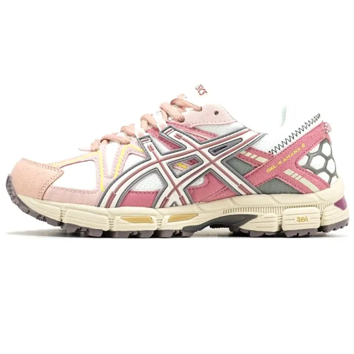 Asics GEL-Kahana 8 White/Pink Marathon Running