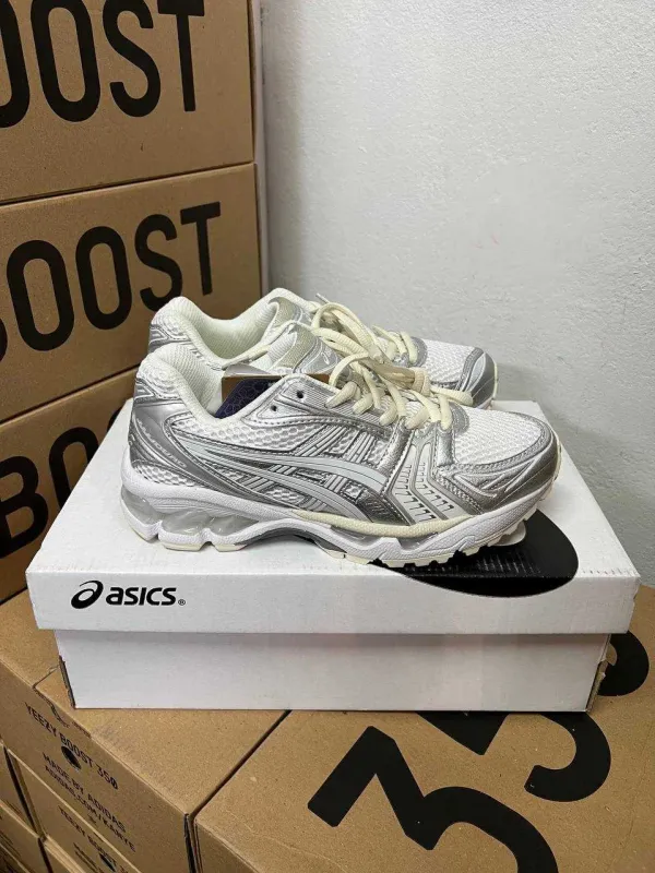 Asics Gel-Kahana Gel-Kayano 14 White Silver