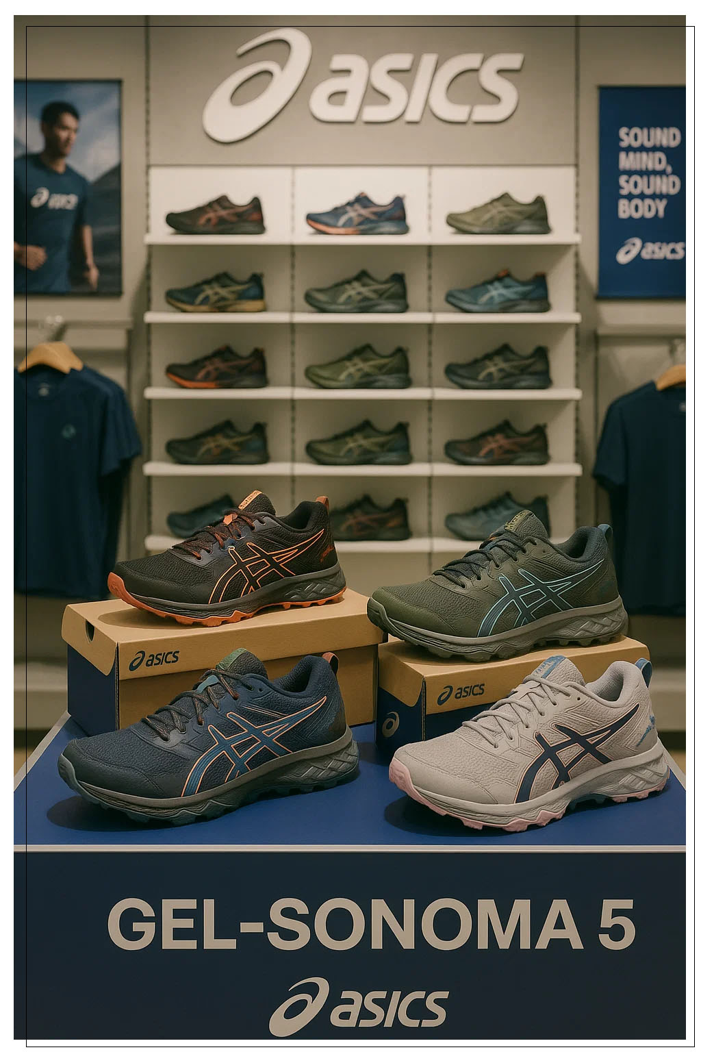 кроссовки asics gel sonoma 5